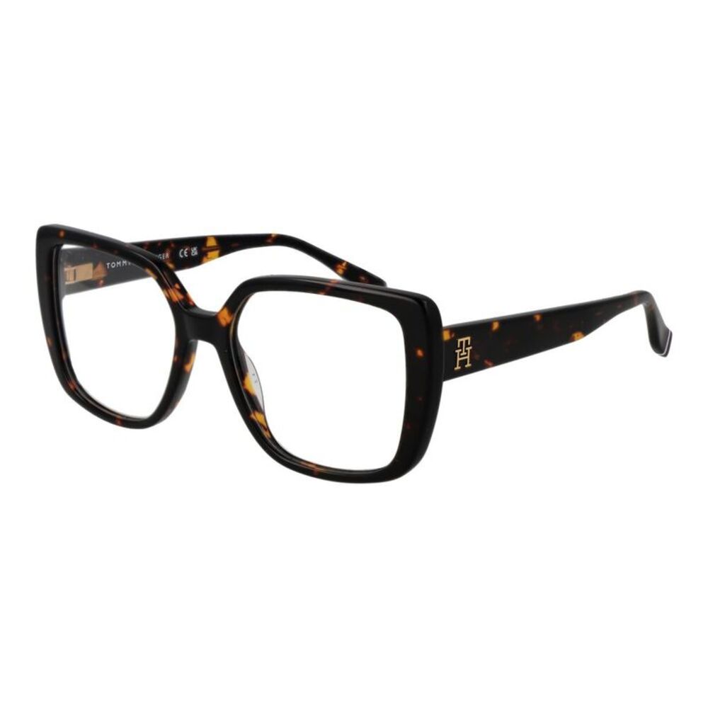 Tommy Hilfiger Brown Acetate Glasses Women's (Frames)